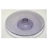 10.5 Inch Violet Pedestal Cake Plate