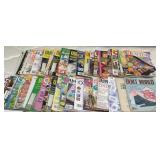 Box of Quilting/Craft/ Sewing Books/Magazines