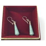 Sterling Silver Amazonite Dangle Earrings