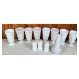Milk Glass Spice Jars/Glasses