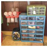Nail/Screw/Bolt Organizers w/ Contents/Bungies