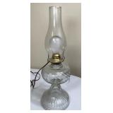 Oil Lamp Converted to Electric Lamp