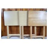 Trio of TV Dinner Tables-Don't Match
