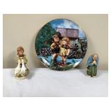 Goebel Hummel Plate and Figures