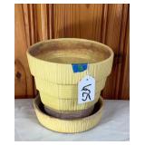 Small McCoy Yellow Planter