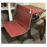 Antique Wooden/Metal childs Desk