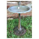 Metal Fairy Bird Bath