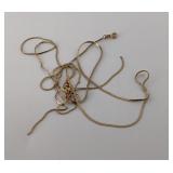 14K Broken Chains-Approx 3 Grams
