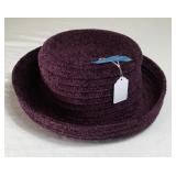 Betmar New York Purple Boucle Bucket Hat
