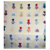 Beautiful 'Sunbonnet Sue' Quilt