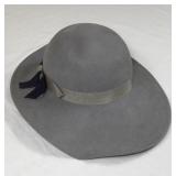 Vintage Gray Lancaster Wool Fedora Hat