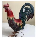 Super Cute Metal Rooster Decor