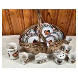 24 Pc Tabletops Unlimited Apple Dishes