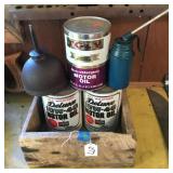 Vintage  Oil Cans/Oil