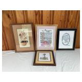 Beautiful Cross Stitch Wall Decor