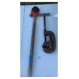 Pipe cutter/ pipe threader