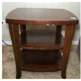 Nice Wooden End Table-26x26x26 Inches