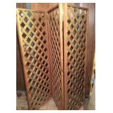 Folding Room Divider/Floral Hanger