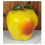 MCM California Pottery Blushing Apple Cookie Jar