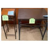 Metal And Wood Accent Tables