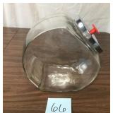 Clear Glass Countertop Canister