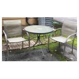 Outdoor Patio Set w/ 2 Chairs