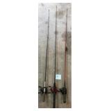 Assorted Fishing Rods And Reels