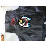 Genuine Leather Motorcycle Vest Size 50