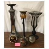 Decorative Candle Holders And Spheres