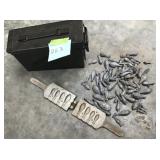 Ament Co. Fishing Sinker Mold And Lead Sinkers