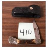 BFi Folding Pocket Knife w/ Sheath
