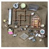Miniature Figurines And Wall Shelves
