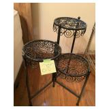 Three-Tier Metal Adjustable Plant Stand