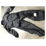 Men's Black Waterproof Rain Suit Size XL