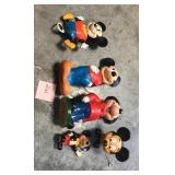 Vintage Disney Mickey Mouse Figurine Collection