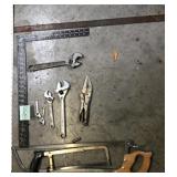 Assorted Hand Tools And Hacksaw