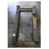 Wooden Frame w/ Carpeted Padding