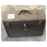 Metal Tool Chest w/ Assorted Tools