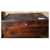 Vintage Cedar-Lined Wood Chest