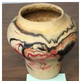 Nemadji Pottery Marbled Vase