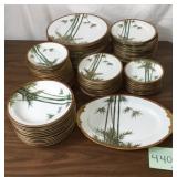 Hand Painted Japanese Porcelain Bamboo...