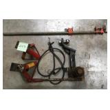 Pipe Clamp, Jack Stands, And Hitch Mount