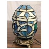 Stained Glass Egg Table Lamp