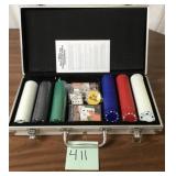 Cardinal Poker Set In Aluminum Case