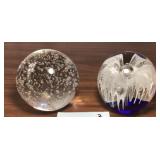 Art Glass Paperweights Set
