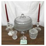 Pressed Glass Tableware Assortment