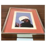 Beware The Hawk Print Signed Millwood