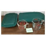 Pyrex Measuring Cups And Storage Containers