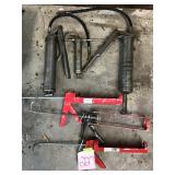 Assorted Grease And Caulking Guns