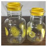 Pyrex Lemon Pattern Glass Pitchers